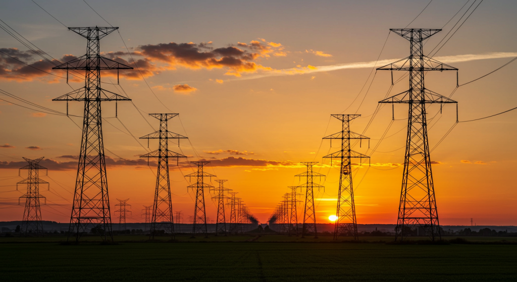 Electric grid towers