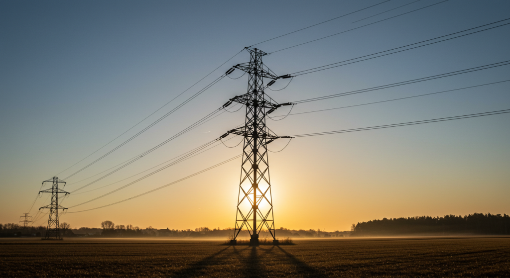 Transmission network tower
