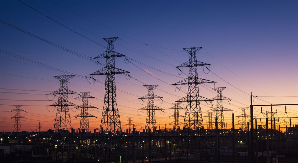 electrical infrastructure towers