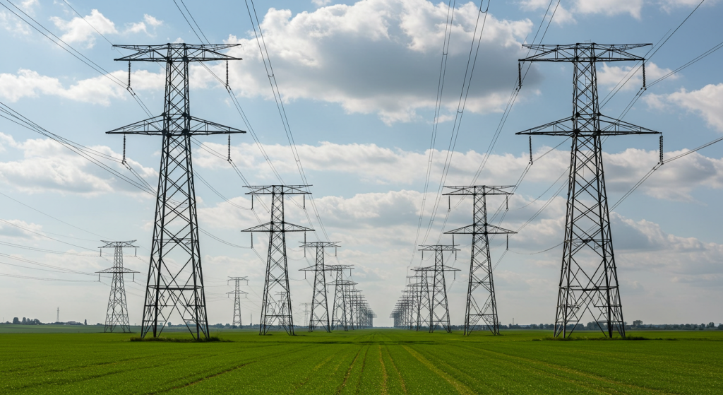 energy transmission towers