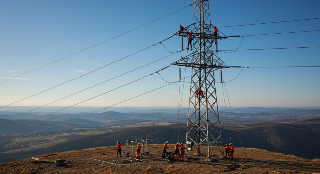transmission tower maintenance
