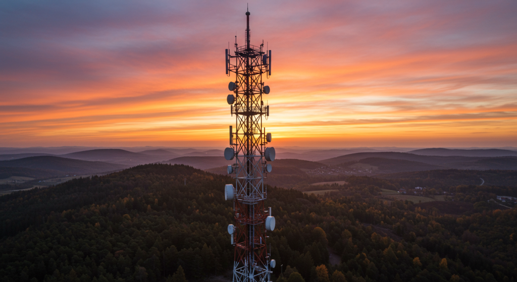 Telecom monopole tower